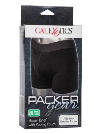 Boxer Brief with Packing Pouch Black Calexotics