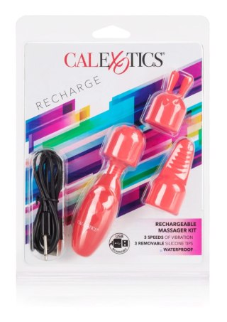 Rechargeable Massager Kit Orange Calexotics