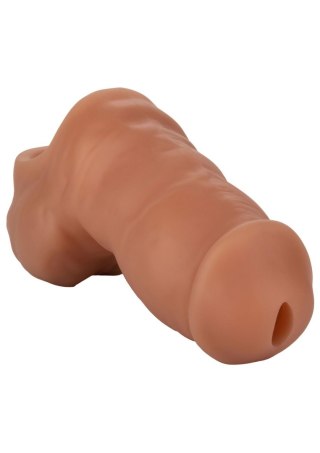 Soft Silicone Stand-To-Pee Brown skin tone Calexotics