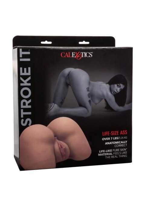 Stroke It Life size Ass Brown skin tone Calexotics