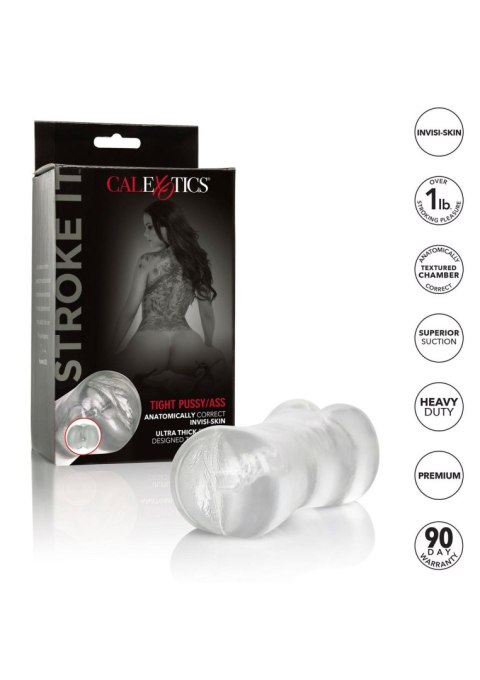 Stroke It Thight Pussy/Ass Transparent Calexotics Stroke It Thight Pussy/Ass Transparent Calexotics