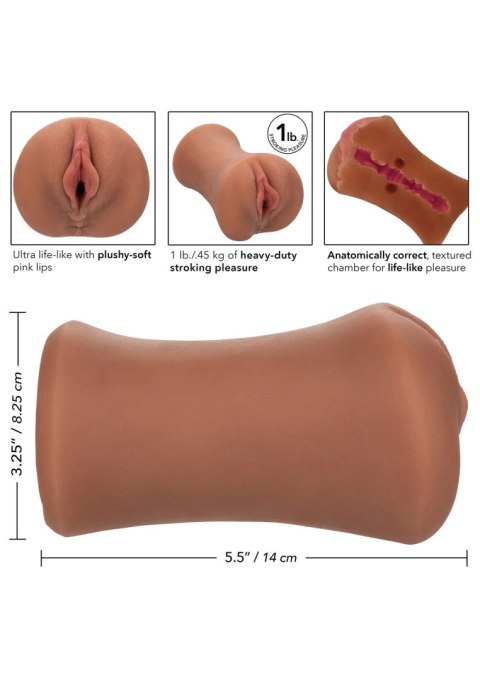 Stroke It Tight Pussy Brown skin tone Calexotics Stroke It Tight Pussy Brown skin tone Calexotics