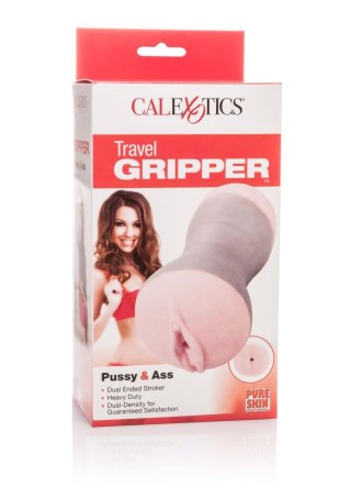 Travel Gripper Pussy and Ass Light skin tone Calexotics