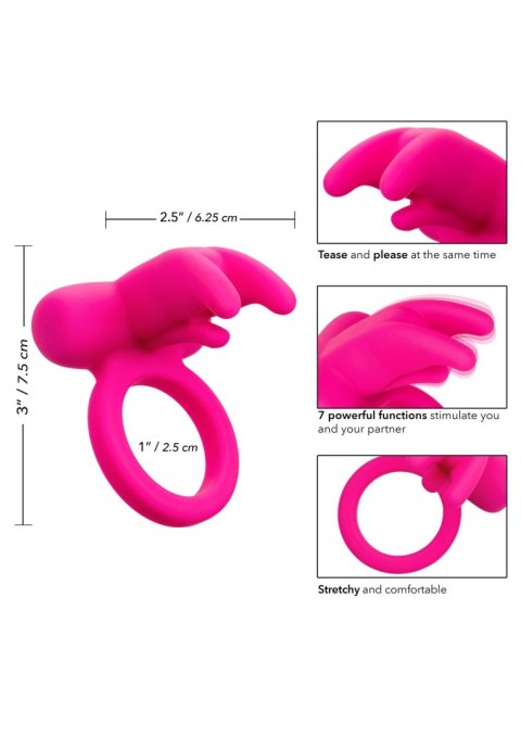 Triple Clit Flicker Recharge Pink Calexotics