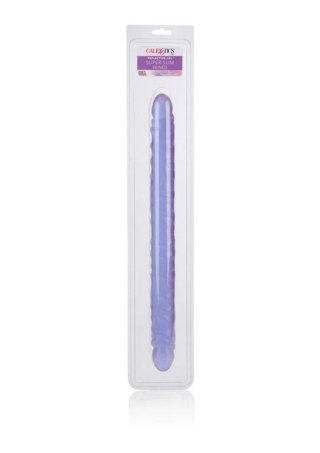Veined SuperSlim Dong 17.5 in. Purple Calexotics