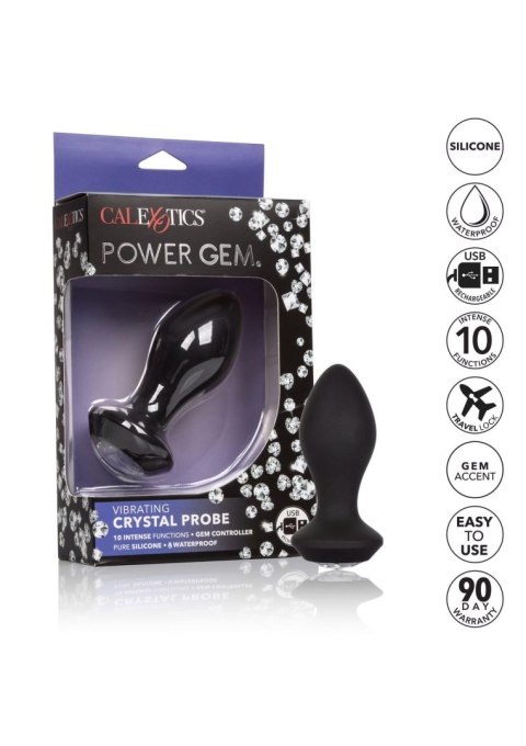 Vibrating Crystal Probe Black Calexotics