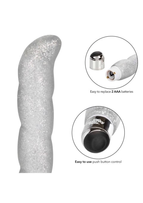 Screwnicorn G-Spot Vibrator Silver Calexotics Screwnicorn G-Spot Vibrator Silver Calexotics