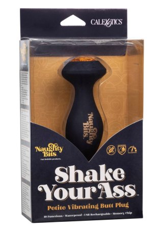 Shake Your Ass Vibr. Butt Plug Black Calexotics