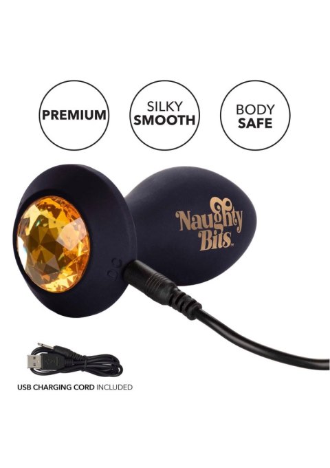 Shake Your Ass Vibr. Butt Plug Black Calexotics