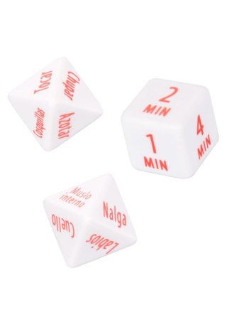 Tempt & Tease Dados - ESPANOL White Calexotics