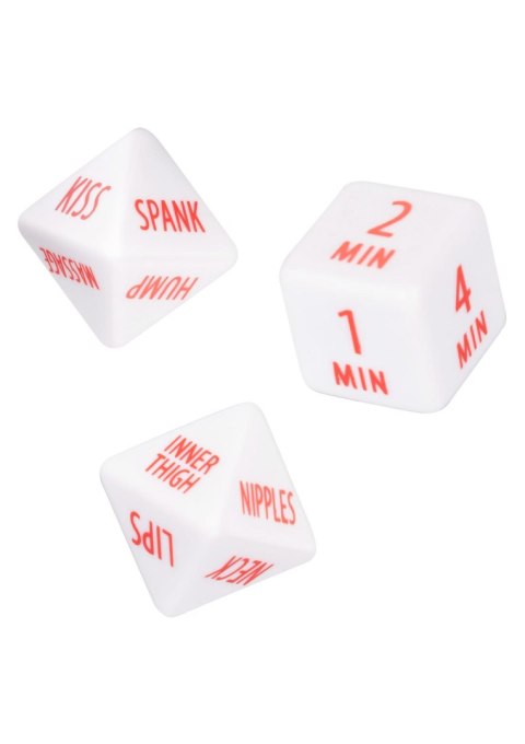 Tempt & Tease Dice White Calexotics