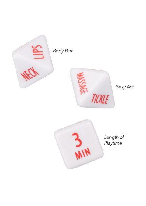 Tempt & Tease Dice White Calexotics