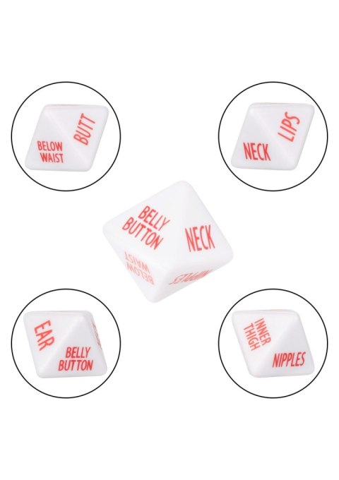 Tempt & Tease Dice White Calexotics