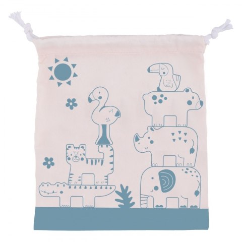 TOOKY TOY Drewniane Klocki Układanka Zwierzątka Montessori 9 el. Tooky Toy TOOKY TOY Drewniane Klocki Układanka Zwierzątka Montessori 9 el. Tooky Toy