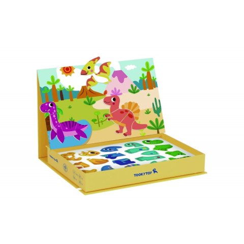 TOOKY TOY Układanka Magnetyczna Dinozaury Puzzle Tooky Toy TOOKY TOY Układanka Magnetyczna Dinozaury Puzzle Tooky Toy