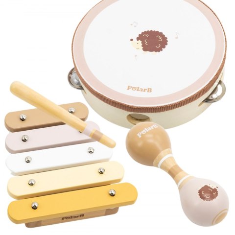 VIGA PolarB Zestaw Muzyczny Jeż Tamburyn Marakasy Ksylofon Viga Toys VIGA PolarB Zestaw Muzyczny Jeż Tamburyn Marakasy Ksylofon Viga Toys