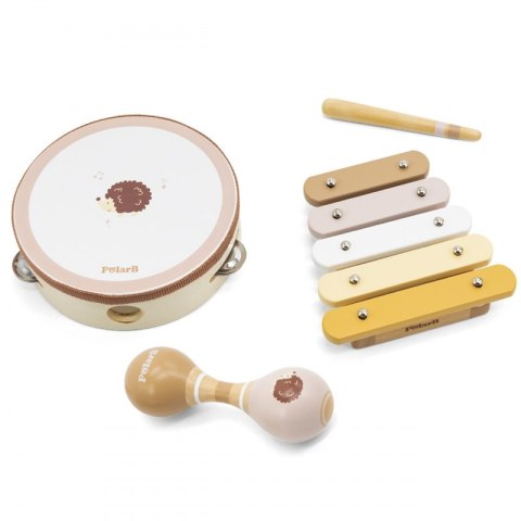 VIGA PolarB Zestaw Muzyczny Jeż Tamburyn Marakasy Ksylofon Viga Toys VIGA PolarB Zestaw Muzyczny Jeż Tamburyn Marakasy Ksylofon Viga Toys