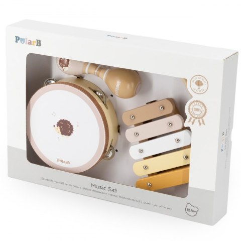VIGA PolarB Zestaw Muzyczny Jeż Tamburyn Marakasy Ksylofon Viga Toys VIGA PolarB Zestaw Muzyczny Jeż Tamburyn Marakasy Ksylofon Viga Toys