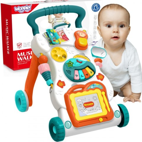 WOOPIE BABY Grający Chodzik z Znikopisem Woopie WOOPIE BABY Grający Chodzik z Znikopisem Woopie