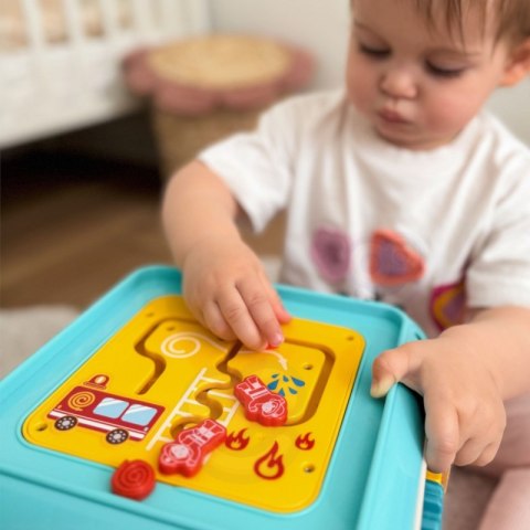 WOOPIE BABY Wielofunkcyjna Kostka Aktywności Montessori 6w1 - 18m+ Woopie