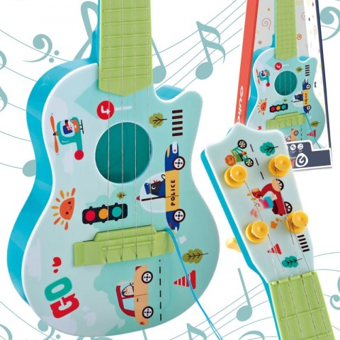 WOOPIE Gitara Akustyczna dla Dzieci Zielona 43 cm Woopie WOOPIE Gitara Akustyczna dla Dzieci Zielona 43 cm Woopie