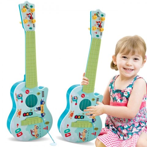 WOOPIE Gitara Akustyczna dla Dzieci Zielona 43 cm Woopie WOOPIE Gitara Akustyczna dla Dzieci Zielona 43 cm Woopie