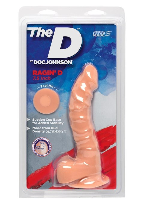 Dildo-THE RAGIN D VANILLA 7,5 INCH Doc Johnson Dildo-THE RAGIN D VANILLA 7,5 INCH Doc Johnson