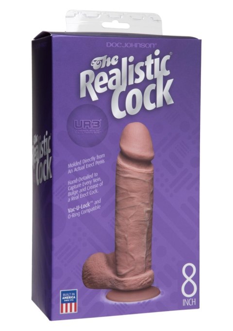 Dildo-The Realistic Cock 8 Inch Doc Johnson Dildo-The Realistic Cock 8 Inch Doc Johnson