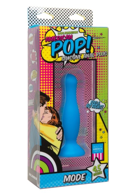 Plug-AMERICAN POP MODE 4,5 INCH BLUE Doc Johnson Plug-AMERICAN POP MODE 4,5 INCH BLUE Doc Johnson