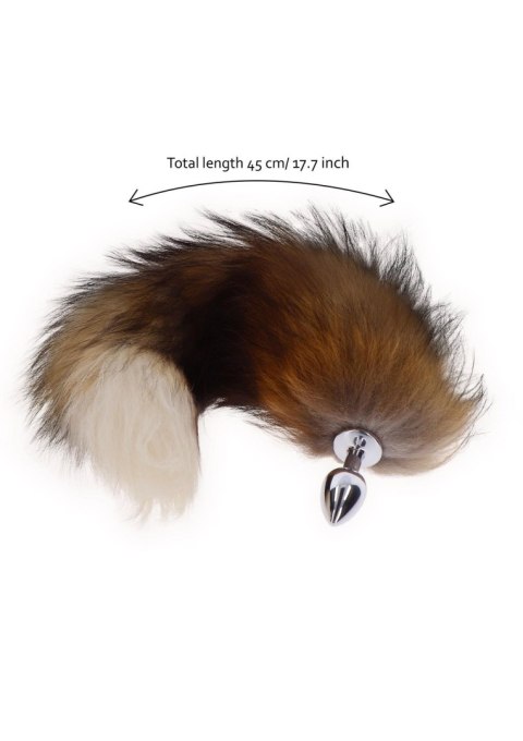 Foxtail Buttplug Silver Taboom Foxtail Buttplug Silver Taboom