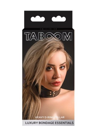 Heavy D-Ring Collar Black Taboom