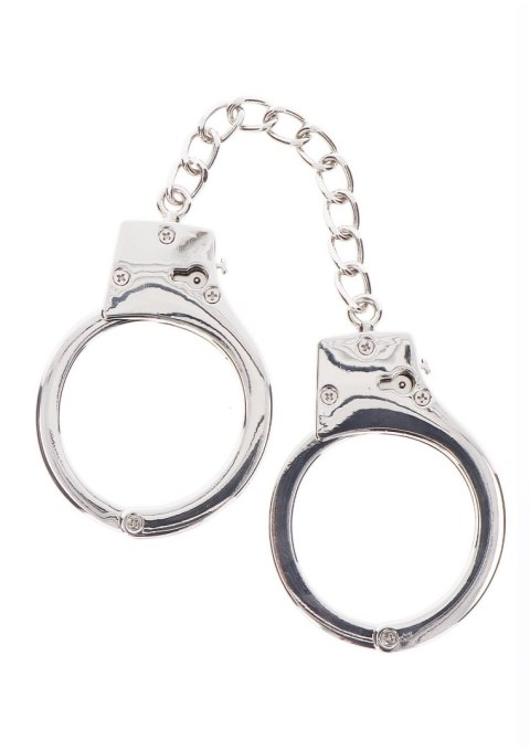 Silver Plated BDSM Handcuffs Silver Taboom