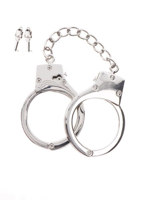 Silver Plated BDSM Handcuffs Silver Taboom