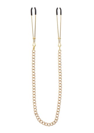 Tweezers With Chain Gold Taboom