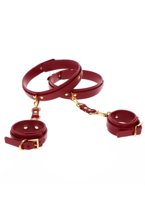 Wrist To Thigh Cuff Set Red Taboom