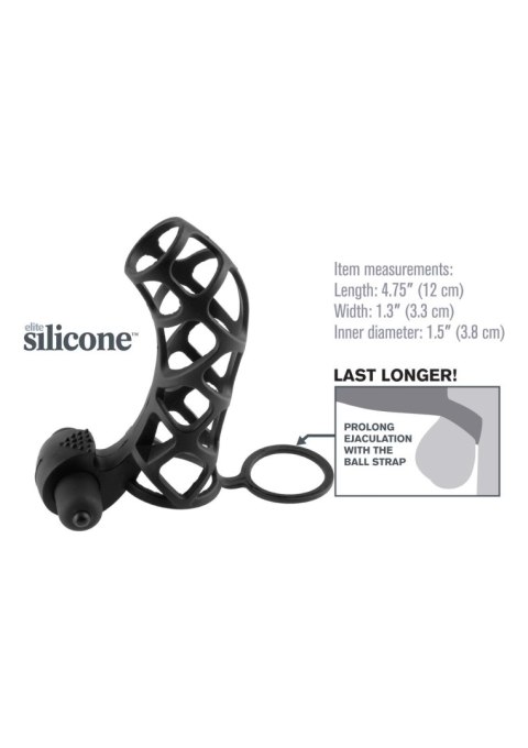 FX Extreme Silicone Power Cage Black Pipedream FX Extreme Silicone Power Cage Black Pipedream