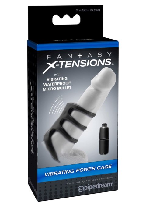 FX Vibrating Power Cage Black Pipedream FX Vibrating Power Cage Black Pipedream