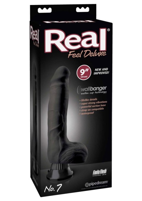Real Feel Deluxe 7 Black Pipedream Real Feel Deluxe 7 Black Pipedream