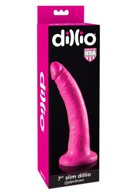 Slim Dillio 7 Inch Pink Pipedream Slim Dillio 7 Inch Pink Pipedream