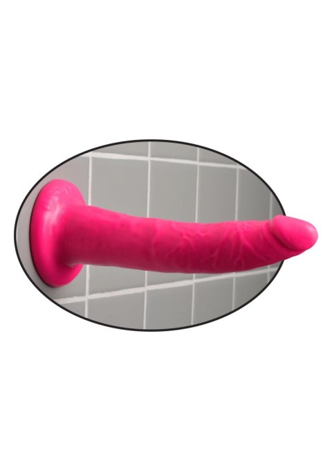 Slim Dillio 7 Inch Pink Pipedream Slim Dillio 7 Inch Pink Pipedream