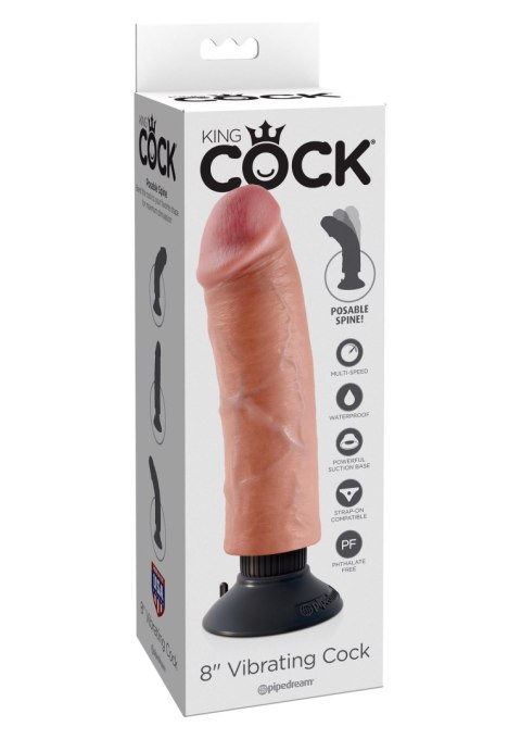 Vibrating Cock 8 Inch Light skin tone Pipedream Vibrating Cock 8 Inch Light skin tone Pipedream