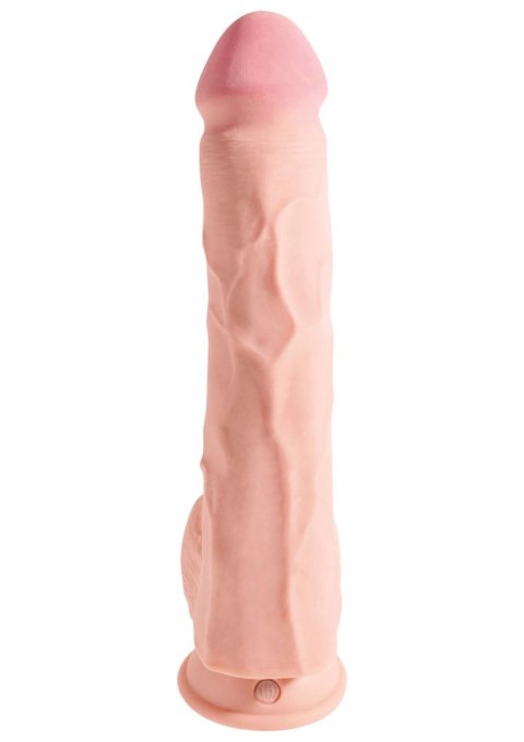 3D Cock with Balls 12 inch Light skin tone Pipedream