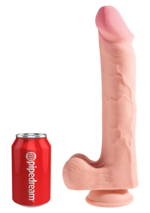 3D Cock with Balls 12 inch Light skin tone Pipedream