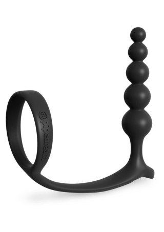 AssGasm Cockring Anal Beads Black Pipedream