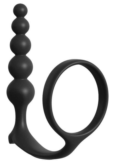 AssGasm Cockring Anal Beads Black Pipedream AssGasm Cockring Anal Beads Black Pipedream