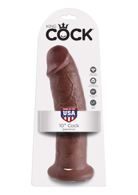 Cock 10 Inch Brown skin tone Pipedream Cock 10 Inch Brown skin tone Pipedream