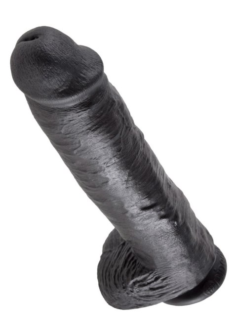 Cock 11 Inch With Balls Black Pipedream Cock 11 Inch With Balls Black Pipedream
