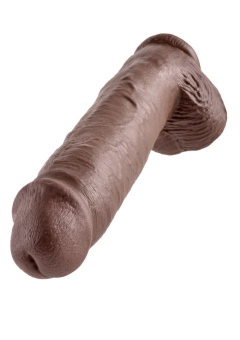 Cock 11 Inch With Balls Brown skin tone Pipedream Cock 11 Inch With Balls Brown skin tone Pipedream