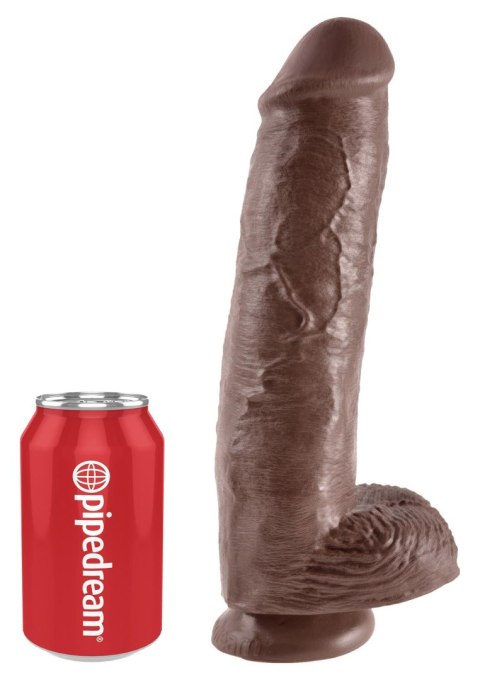 Cock 11 Inch With Balls Brown skin tone Pipedream Cock 11 Inch With Balls Brown skin tone Pipedream