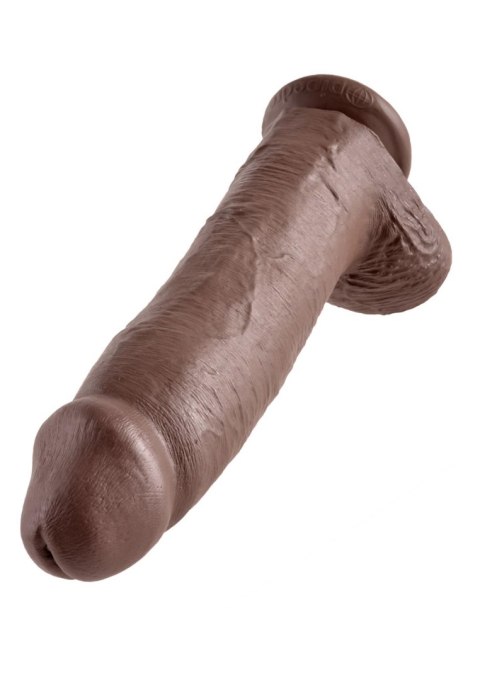 Cock 12 Inch With Balls Brown skin tone Pipedream Cock 12 Inch With Balls Brown skin tone Pipedream
